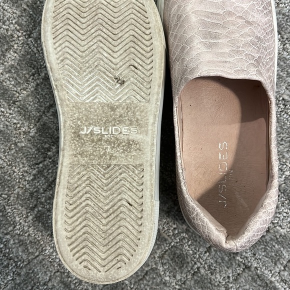 J/Slides pink snake print sneakers - Picture 6 of 6